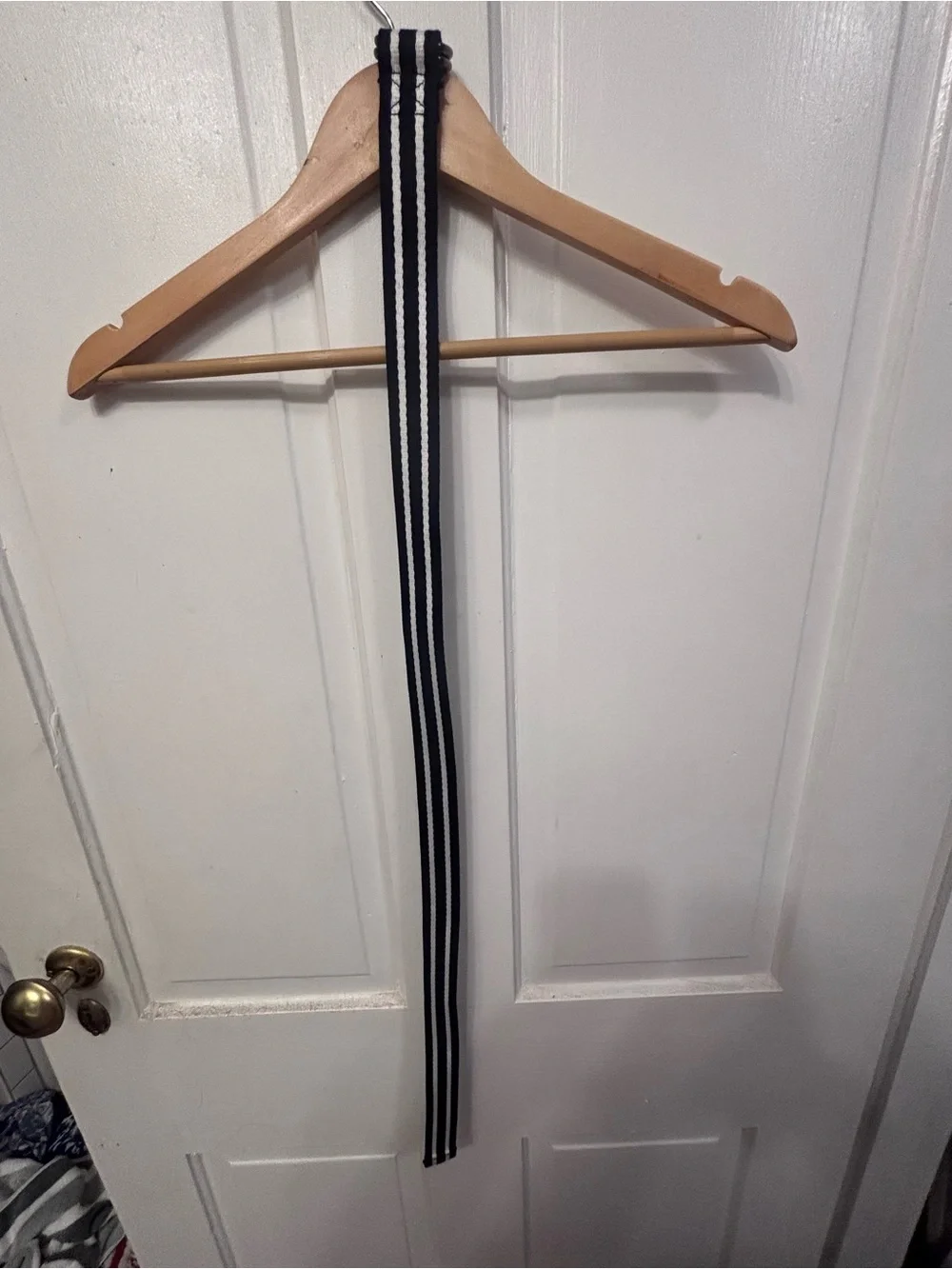 Polo Striped Navy and White Belt size 32